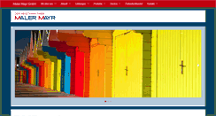 Desktop Screenshot of maler-mayr.com