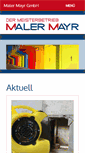 Mobile Screenshot of maler-mayr.com