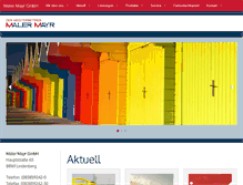 Tablet Screenshot of maler-mayr.com
